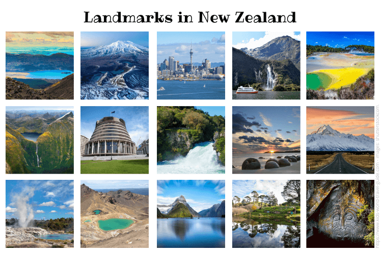 landmarks in new zealand