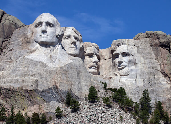 USA mount rushmore