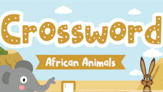 african animals crossword - image by Natchapohn/shutterstock.com