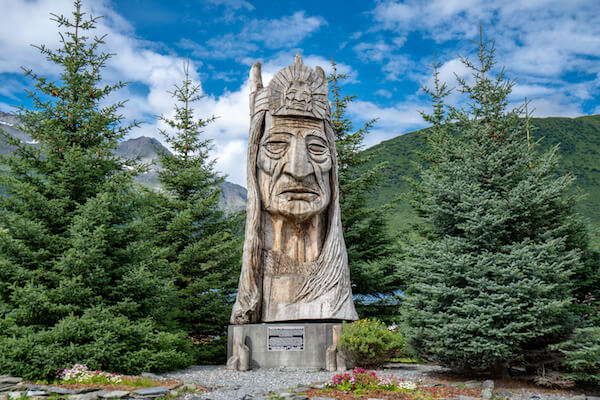 Alaska Trail of the Whispering Giants - Totem - image by melissamn / Shutterstock.com