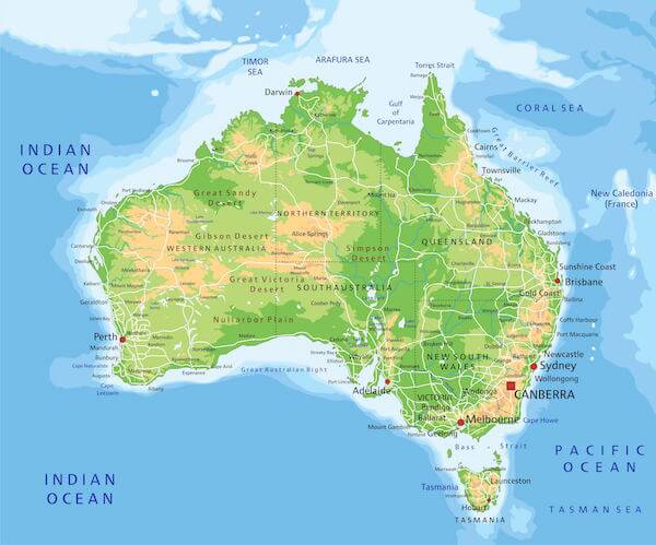 forvirring gå på arbejde indlogering Australia Facts for Kids | Australia for Kids | Geography | Animals