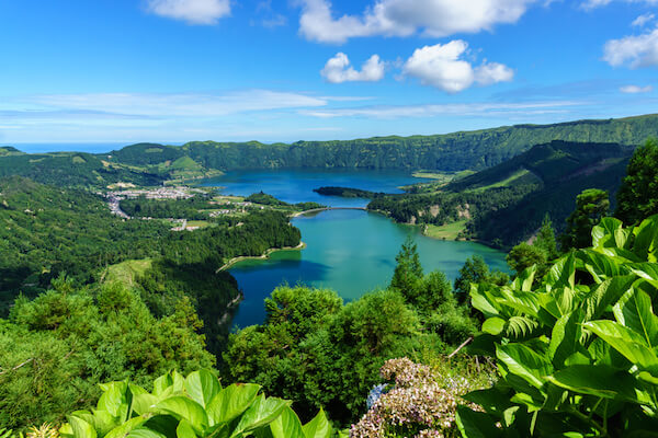 Sao Miguel Island in the Azores