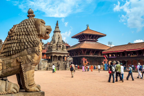 Bhaktapur in Nepal: Piazza Durbar e il Palazzo Reale