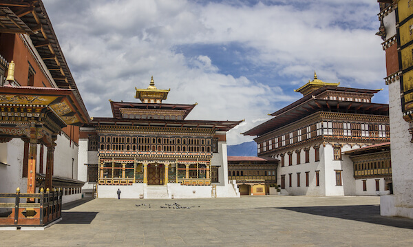 Thimphu fortress Tashichho Dzong