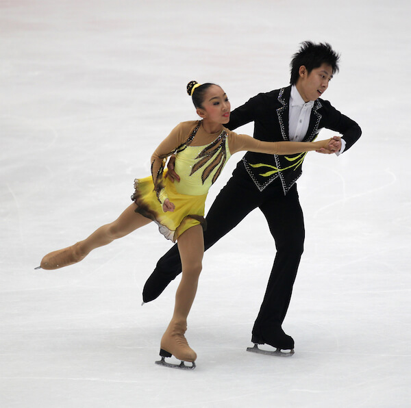 Chinese figure skaters Wenjing Sui und Cong Han - image by testing/ shutterstock.com