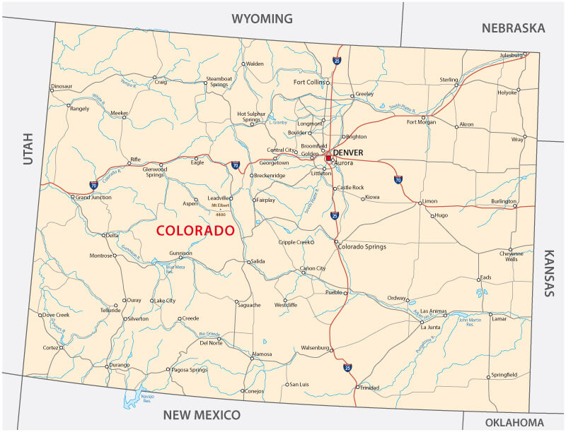 colorado map