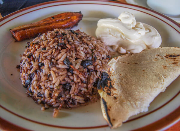 Gallo Pinto - traditional Costa Rican dish