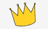 crown icon on grey background