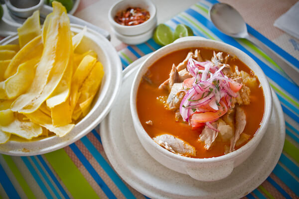 Encebollado soup