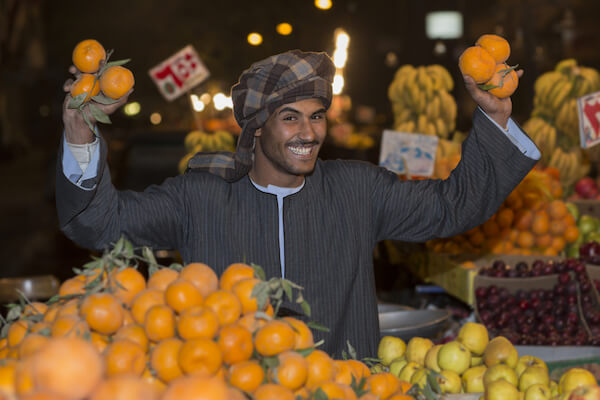 Egypt market vendor