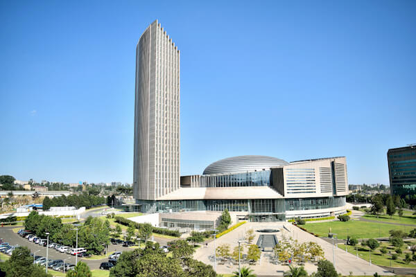 African Union commission building in Addis Ababa - image by Hailu Wudineh TSEGAYE/shutterstock.com