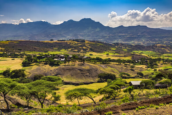 Ethiopia countryside near Lalibela