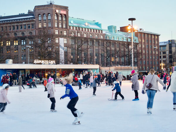 Iceskating in Helsinki - image by Watermelontart/shutterstock.com