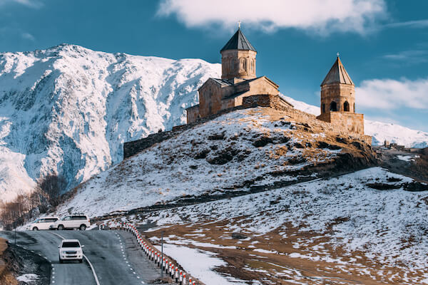 Holy Trinity Church in Gergeti