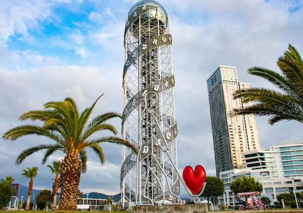 Batumi - Alphabet Tower, image by Tonu Alina/shutterstock.com