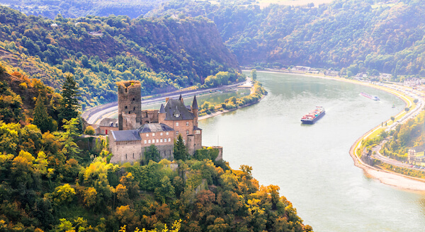 germany rhein katz castle