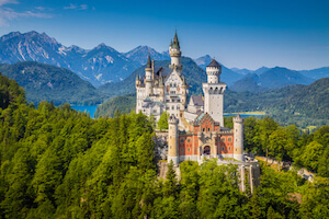 Neuschwanstein castle in Germany