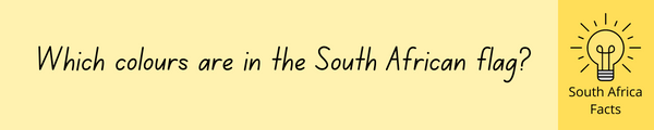 Which colours are in the South African flag?