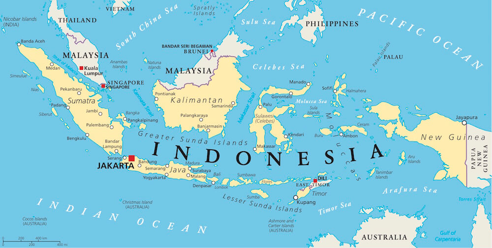 Indonesia map