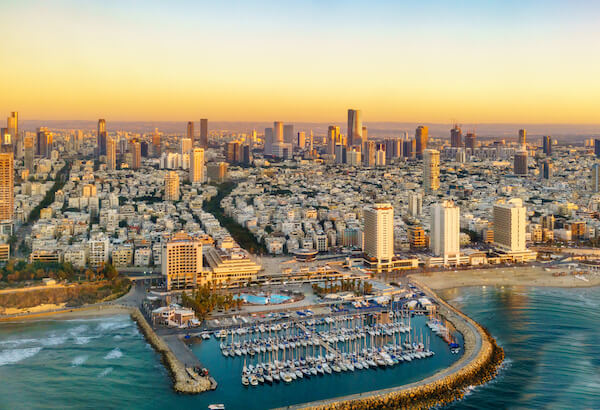 aerial of Tel Aviv