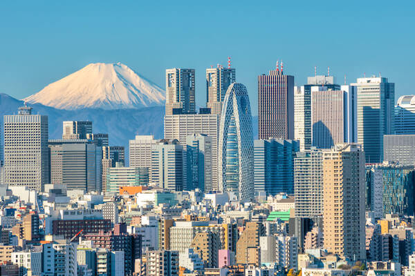 Tokyo Skyline in Japan