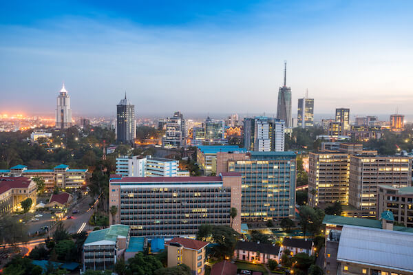 Nairobi, capital city of Kenya