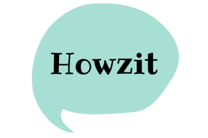 South African languages: Howzit speech bubble