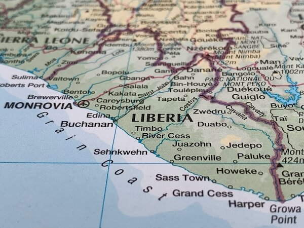 liberia map
