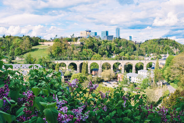 Viaduct Bridge in Luxembourg City