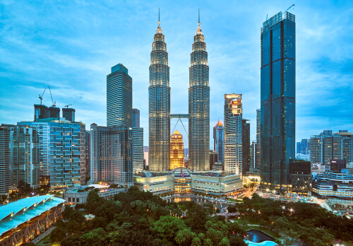 Petronas Twin Towers in Malaysia by Andrey Paltsev/shutterstock.com