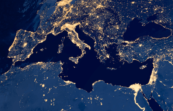 mediterranean sea from space nasa