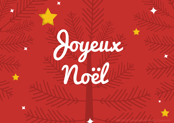Merry Christmas in different languages: French