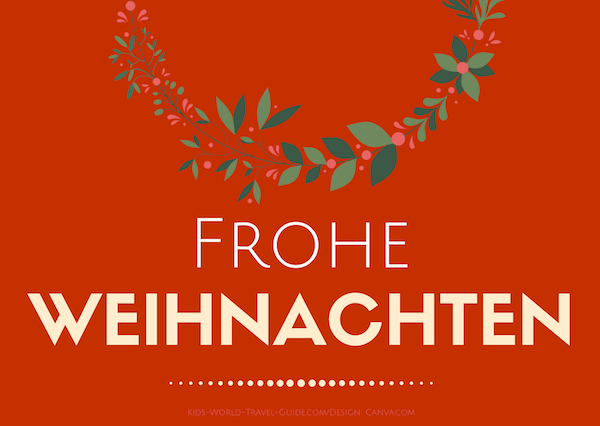Merry Christmas in different languages: German