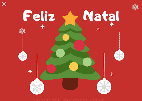 Merry Christmas in different languages: Portuguese