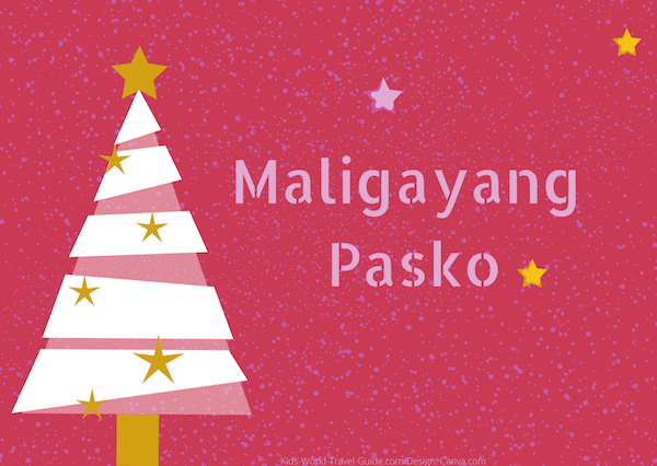 Merry Christmas in different languages: Tagalog