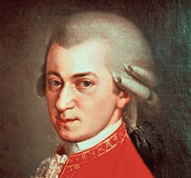 Wolfgang Amadeus Mozart portrait
