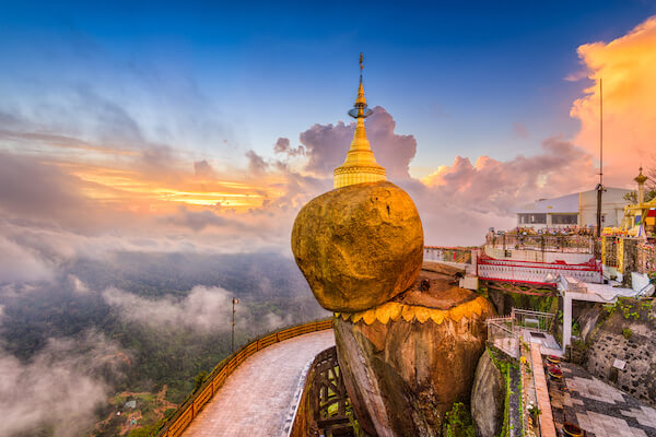 myanmar golden rock