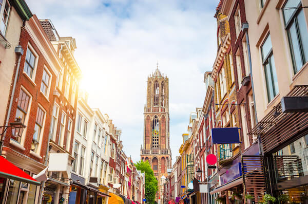 Utrecht Netherlands dome tower is the tallest belfry in the Netherlands.