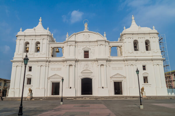 Cathedral Assumption of the Blessed Virgin Mary in León in Nicaragua