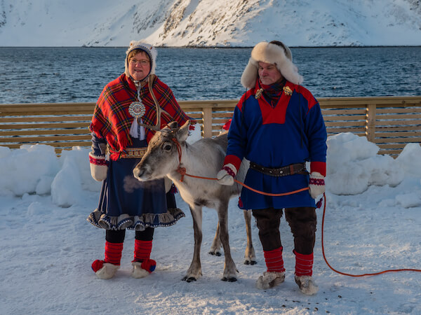 Sami people with reindeer nordic countries people image by dreakrawi