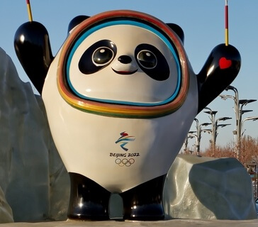 Bing Dwen Dwen Beijing Mascot 2022 - image (edited) by Calvin86/shutterstock
