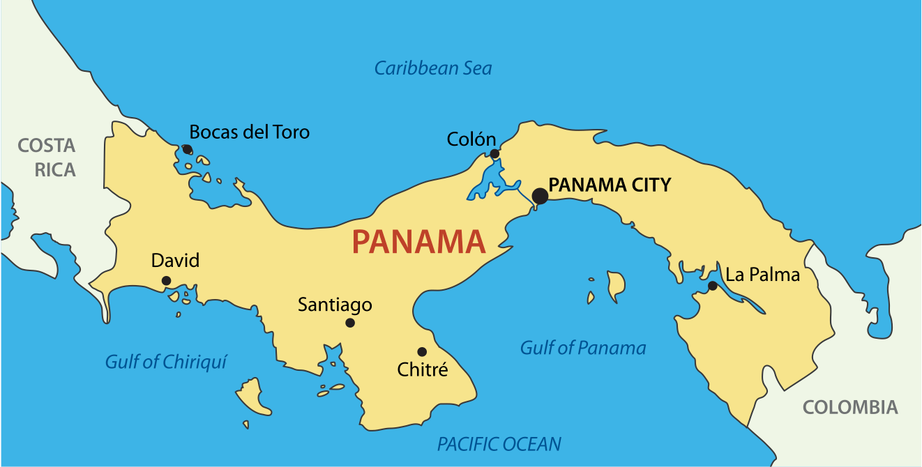 Map of Panama