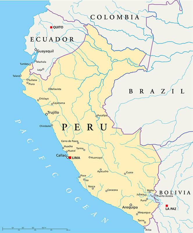 Kart Over Peru