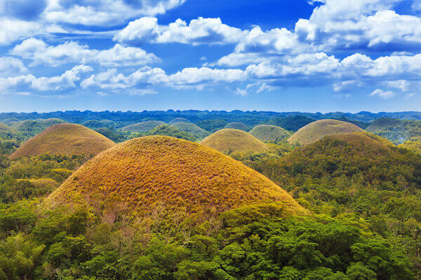 Chocolate Hill in the Philippines