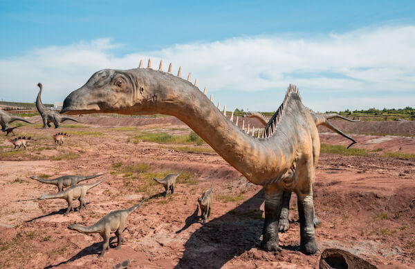 Dinosaurs at Jurassic Park in Poland - image by Posztos/shutterstock