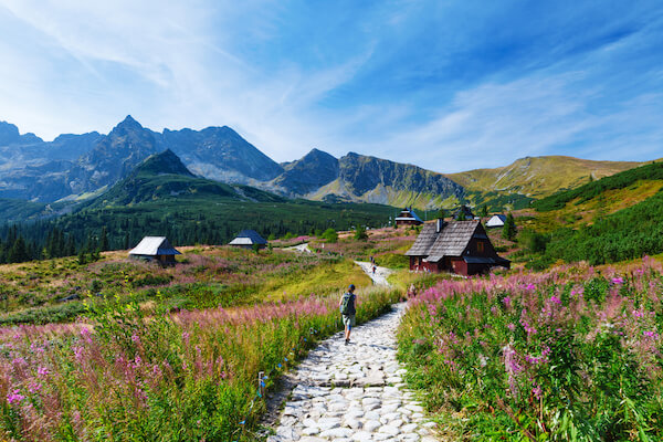 Hiking in the Tatra mountains in Poland