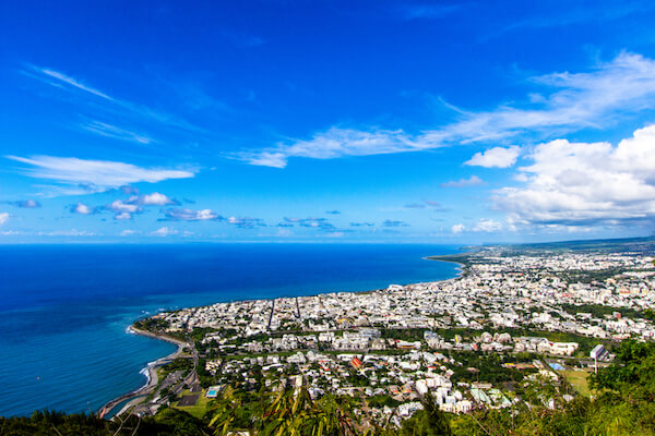 Reunion Saint Denis - aerial