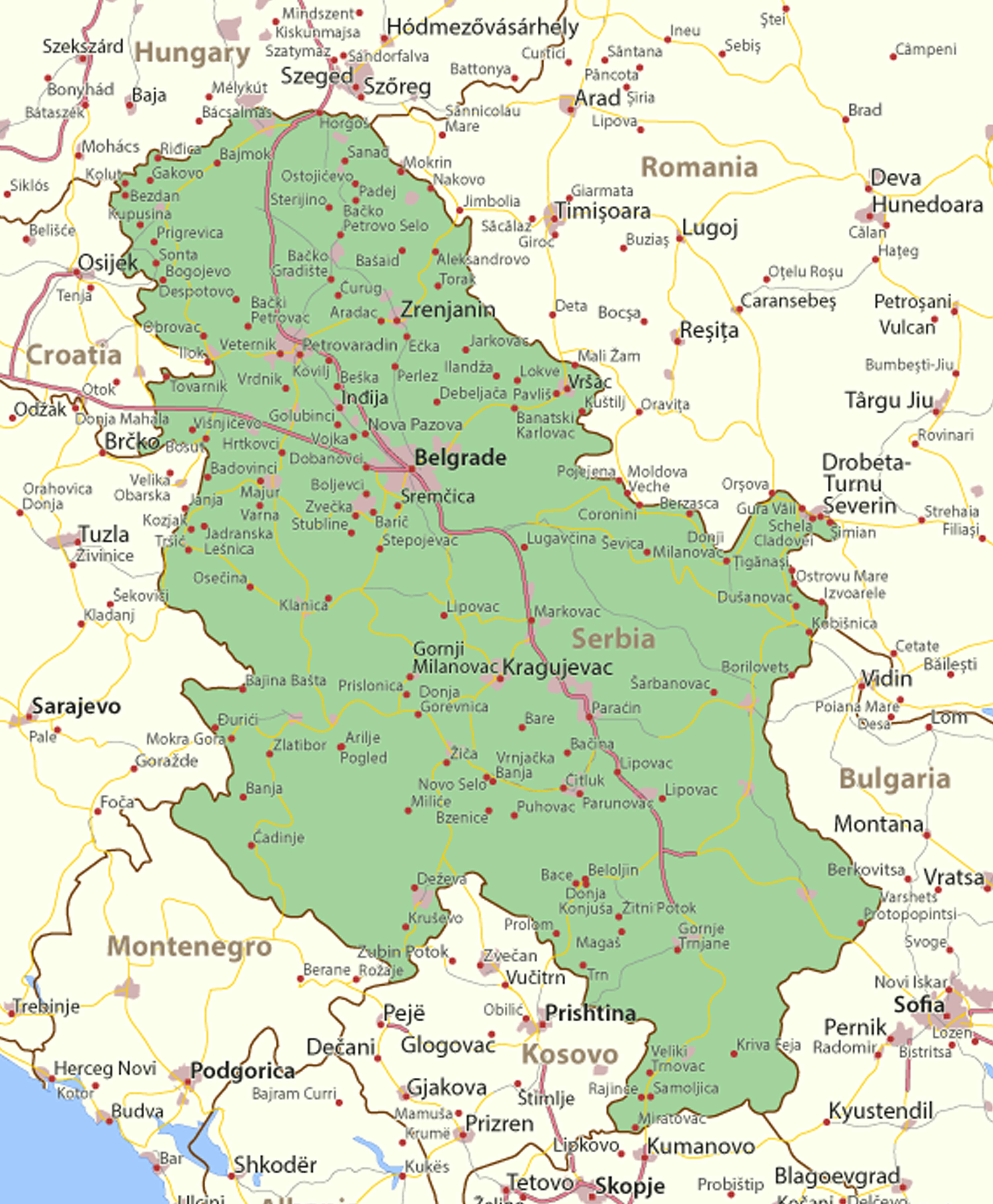 serbia_map