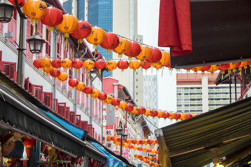 Chinatown Singapore decorations