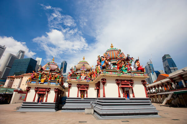 Singapore's Sri Mariamman Hindu temple